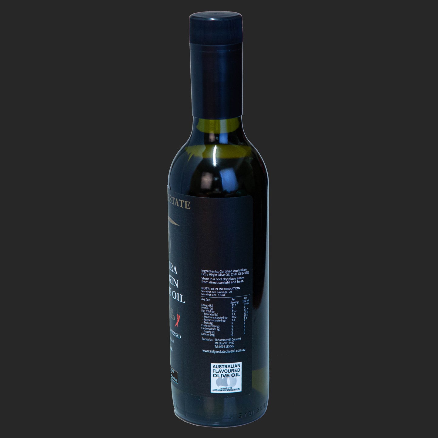375ml Extra Virgin Olive Oil - Chilli Infused